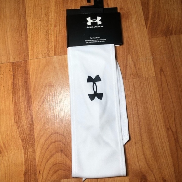 UNDER Armour Tie Headband Unisex‎ Adult Sport Head Wear 1323968 - Picture 2 of 4